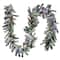 9ft. Pre-Lit LED Snowy Sheffield Spruce Garland
